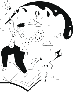 Cups side decoration